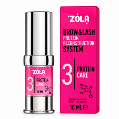 ZOLA Protein Care 03 Delineador permanente de pestañas y cejas, 10 ml