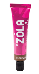 ZOLA Brown - color de cejas, 15 ml
