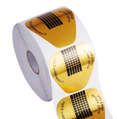 BAFI бумажные шаблоны  для наращивания ногтей, бумажные, 500 шт