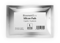 BIOSMETICS Silikonové natáčky na řasy L, 3 páry