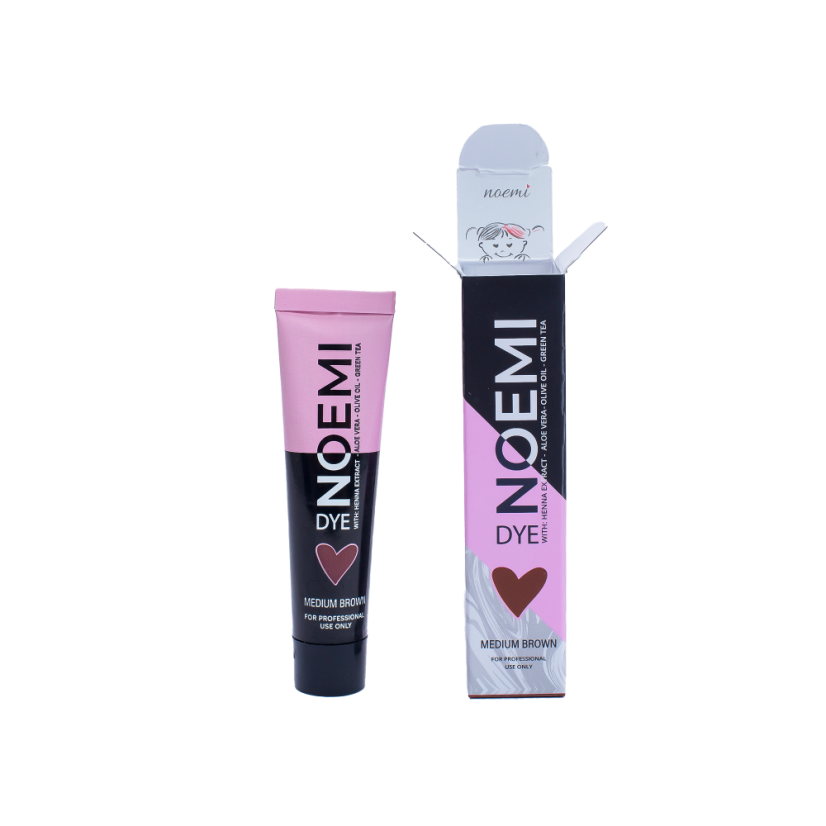 NOEMI - color para cejas y pestañas Marrón medio, 15 ml