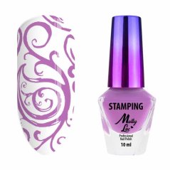 MOLLY LAC Stamping - esmalte para estampar uñas, 06 rosa, 10 ml