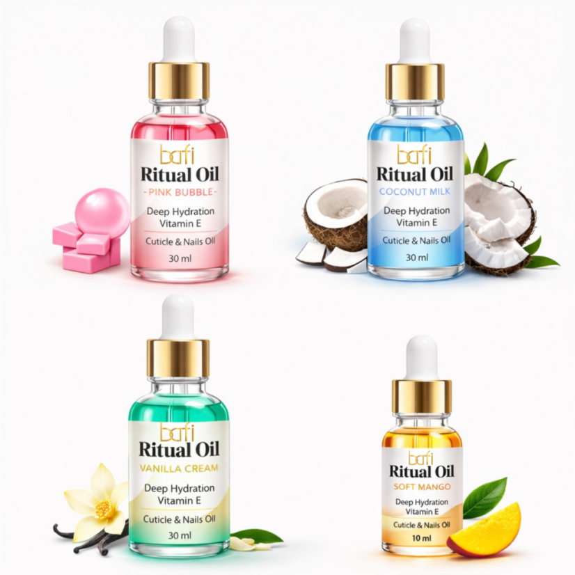 BAFI Cuticle and Nail Oil Pink Bubble, 30 ml