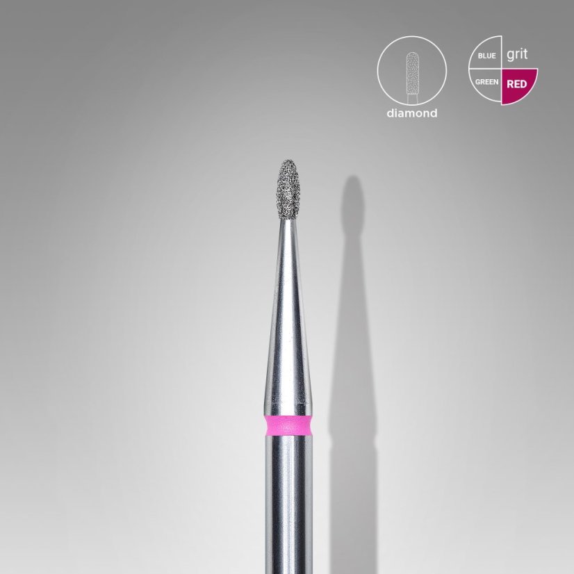 STALEKS - fréza diamantová 1,2/3 mm, poupě jemná