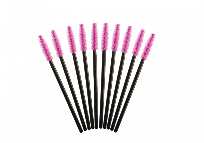 Cepillos de silicona para pestañas, 10 piezas