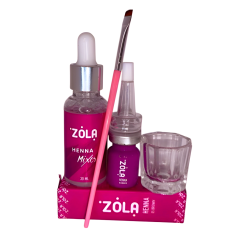 ZOLA - sada na barvení obočí hennou