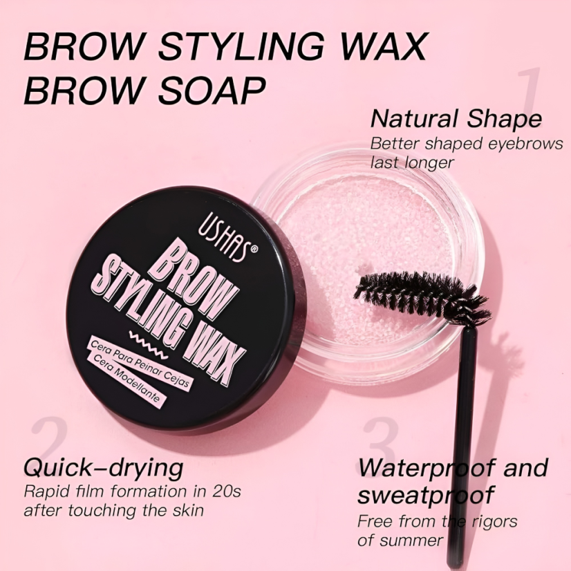 USHAS Brow styling wax Fixační vosk na obočí, 9,5 g