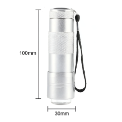 BAFI Mini LED lampa S1 na nehty – kapesní UV lampa pro gel lak, stříbrná