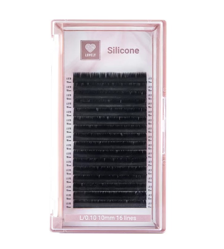 LOVELY Silicone L+ 0,10 - pestañas 8 mm, NEW