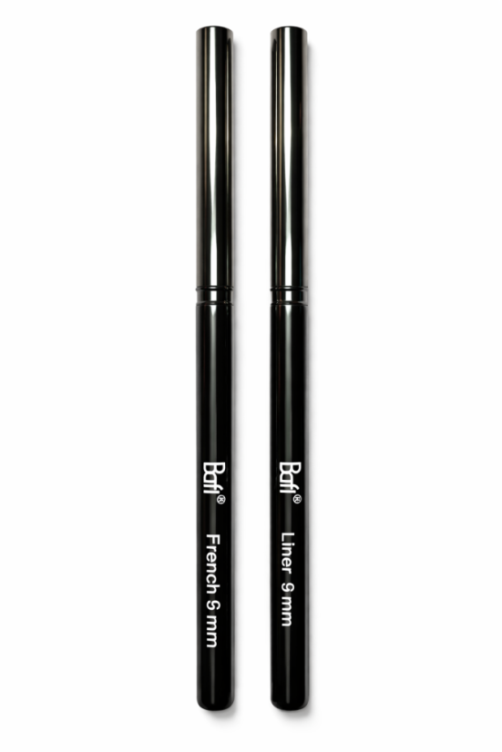 BAFI Set de pinceles para uñas French & Liner – 2  pc