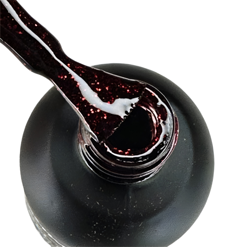 COSMONAIL Gel Polish Red Glitter 004, 8 ml