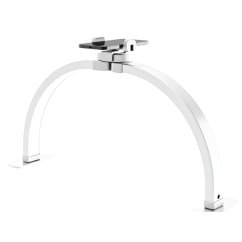 Stolní skládací kosmetická lampa MOON, bílá