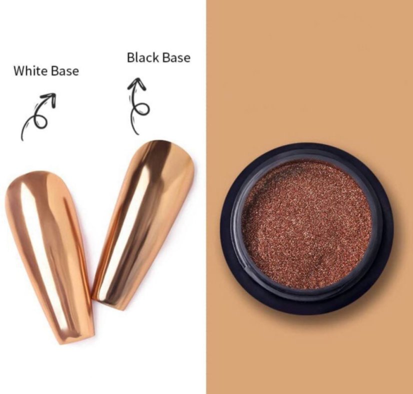 BORN PRETTY Metallic 12 - pigment na nehty