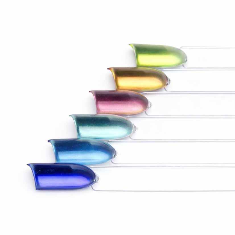 ALLEPAZNOKCIE Ice rainbow effect 4 - polvo para uñas