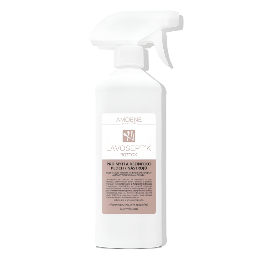 LAVOSEPT K Pulverizador - desinfectante para instrumentos y superficies, sin olor, 500 ml