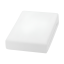 ACTIVESHOP Funda de sofá cosmética de terciopelo, blanca