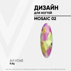 VOGUE NAILS Design na nehty Mosaic 02