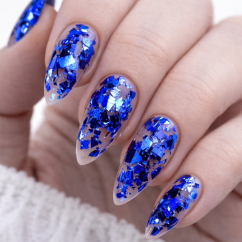 Fólie na nehty, modrá