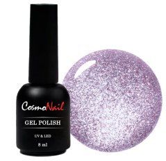CosmoNail Gel polish Flashing Disco 41 Levander Sparkle, 8 ml