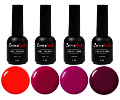 COSMONAIL Sada Gel Lak Red Passion