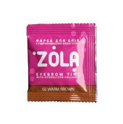 ZOLA Warm brown - набор краска + окислитель 3%, 5 мл