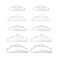 Silikonové válečky na laminování řas, 5 párů